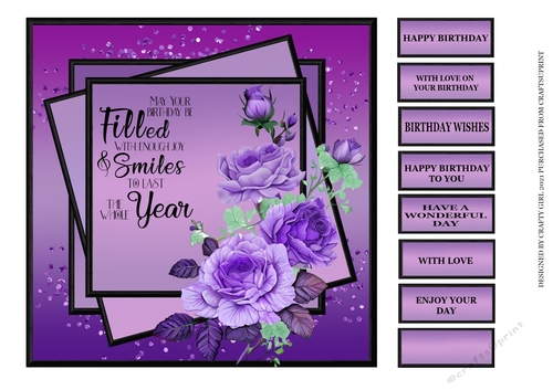 SMILES TO LAST THE YEAR - PURPLE