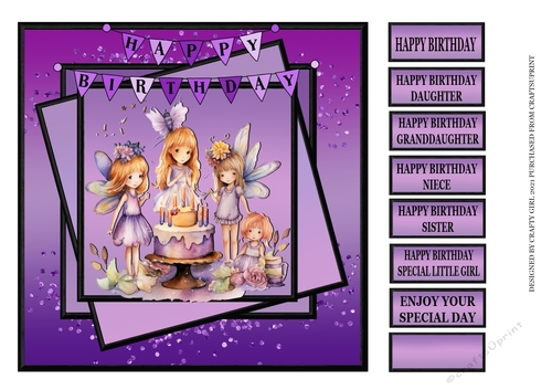 PURPLE FAIRY WISHES