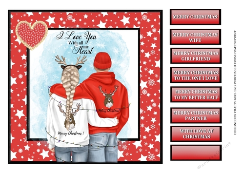 CHRISTMAS COUPLE - FEMALE PARTNER