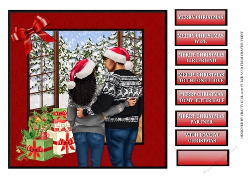 CHRISTMAS COUPLE 2 - FEMALE PARTNER