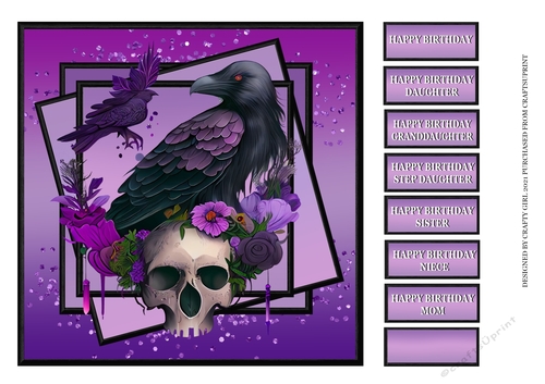 MYSTICAL RAVEN SKULL 1