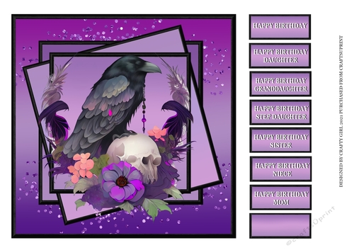 MYSTICAL RAVEN SKULL 3