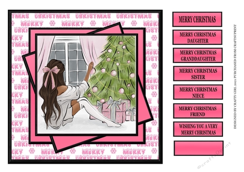 GIRL WITH CHRISTMAS TREE 2