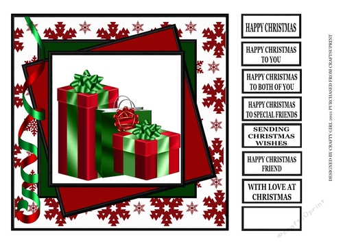 RED & GREEN CHRISTMAS GIFTS