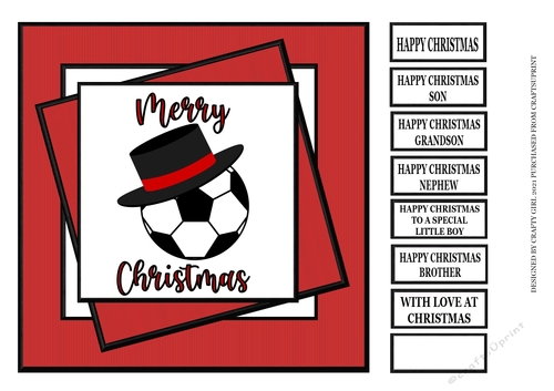 FOOTBALL THEMED CHRISTMAS