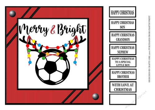 MERRY & BRIGHT FOOTBALL
