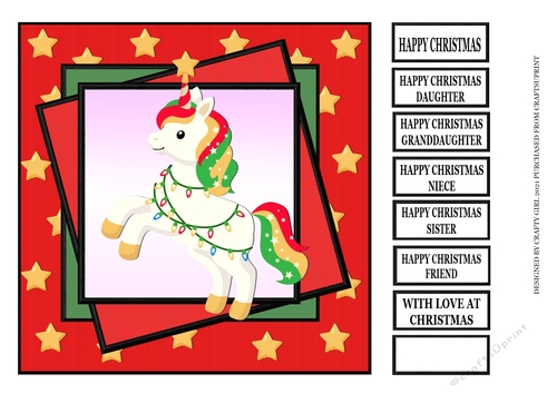 CHRISTMAS UNICORN