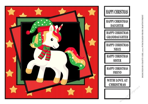 CHRISTMAS UNICORN 3