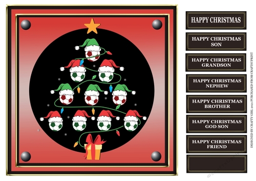 FOOTBALL CHRISTMAS TREE