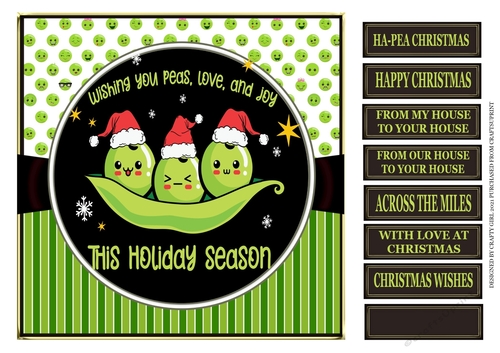 WISHING YOU PEAS LOVE AND HAPPINESS