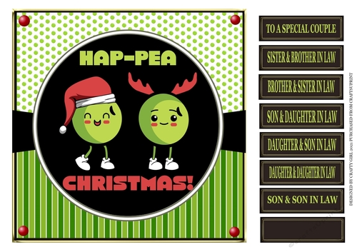 HAP-PEA CHRISTMAS - IN LAWS