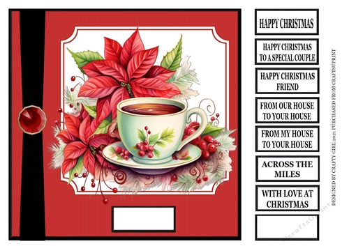 CHRISTMAS POINSETTIA COFFEE