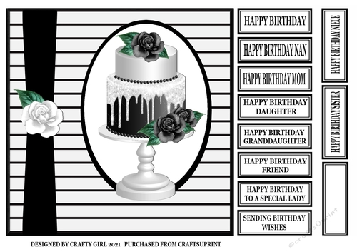 MONOCHROME BIRTHDAY