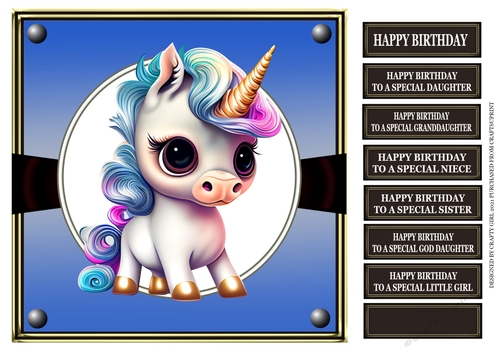 BABY UNICORN BIRTHDAY
