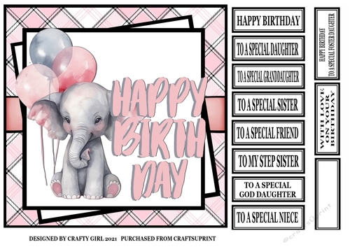 BIRTHDAY ELEPHANT