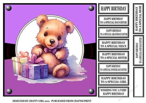 TEDDY WITH GIFTS