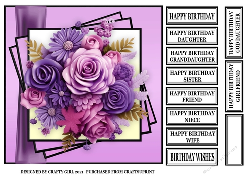 SHADES OF PURPLE FLOWERS