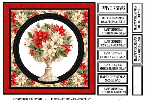 VINTAGE POINSETTIAS