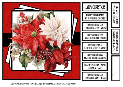 CHRISTMAS FLOWER BOUQUET