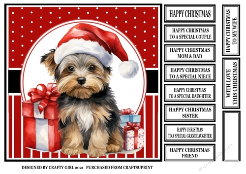 CHRISTMAS DOG 2