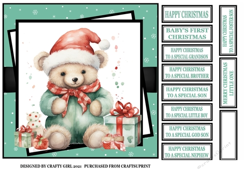 CHRISTMAS BEAR - BOYS
