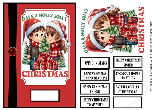 A5 HOLLY JOLLY CHRISTMAS