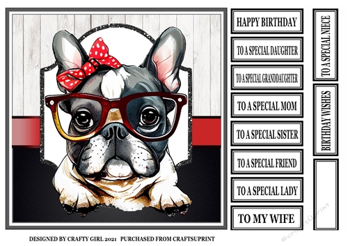 FRENCH BULLDOG BIRTHDAY