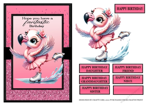 ICESKATING FLAMINGO