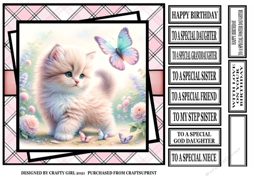 CUTE KITTY BIRTHDAY
