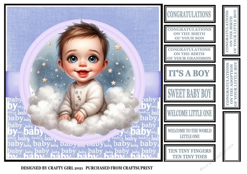 BLUE EYED BOY - NEW BABY