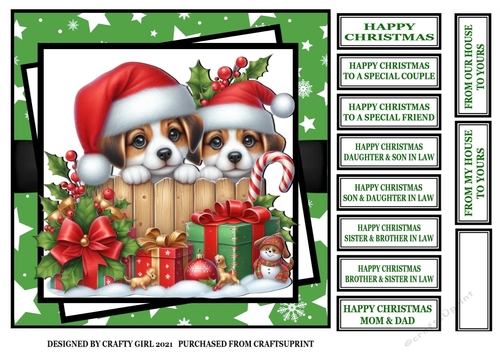 CHRISTMAS PUPPIES