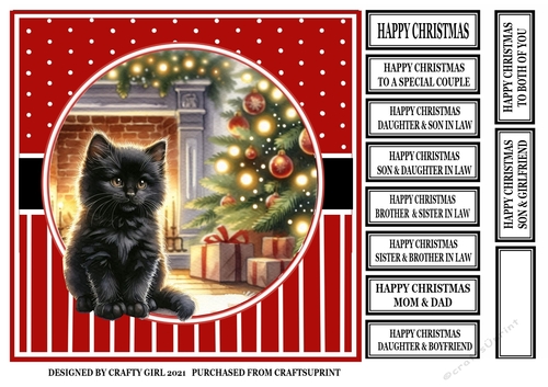 CHRISTMAS KITTEN