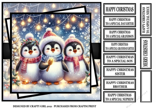 PENGUIN CHRISTMAS CAROL SINGING
