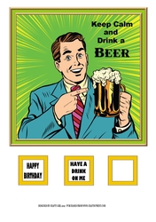 KEEP CALM DRINK BEER
