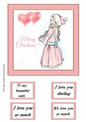PINK CHRISTMAS WITH BALLOONS