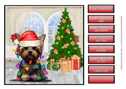 CUTE DOGGY CHRISTMAS
