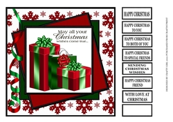 RED & GREEN CHRISTMAS GIFTS WITH SENTIMENT