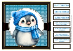 FIRST CHRISTMAS PENGUIN BLUE