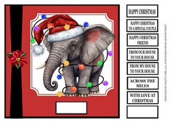 CHRISTMAS ELEPHANT