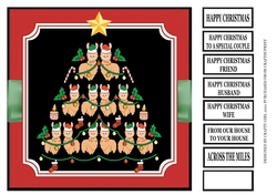LLAMA CHRISTMAS TREE