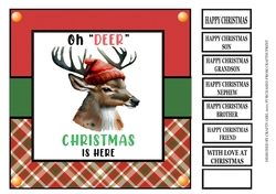 OH DEER CHRISTMAS IS HERE