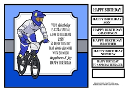 BLUE BMX