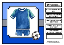 BLUE FOOTY KIT