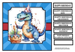 BIRTHDAY DINOSAUR