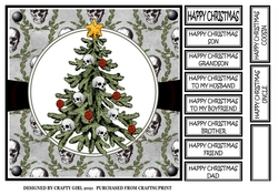 GOTHIC SKULL CHRISTMAS TREE