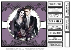 PURPLE GOTHIC WEDDING