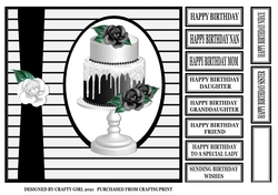 MONOCHROME BIRTHDAY