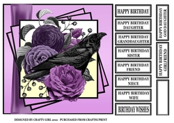PURPLE GOTHIC BIRTHDAY 