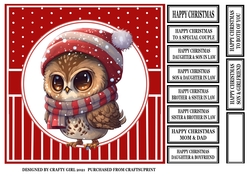 CHRISTMAS OWL