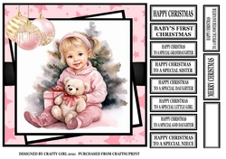 BABYS FIRST CHRISTMAS 2 - PINK